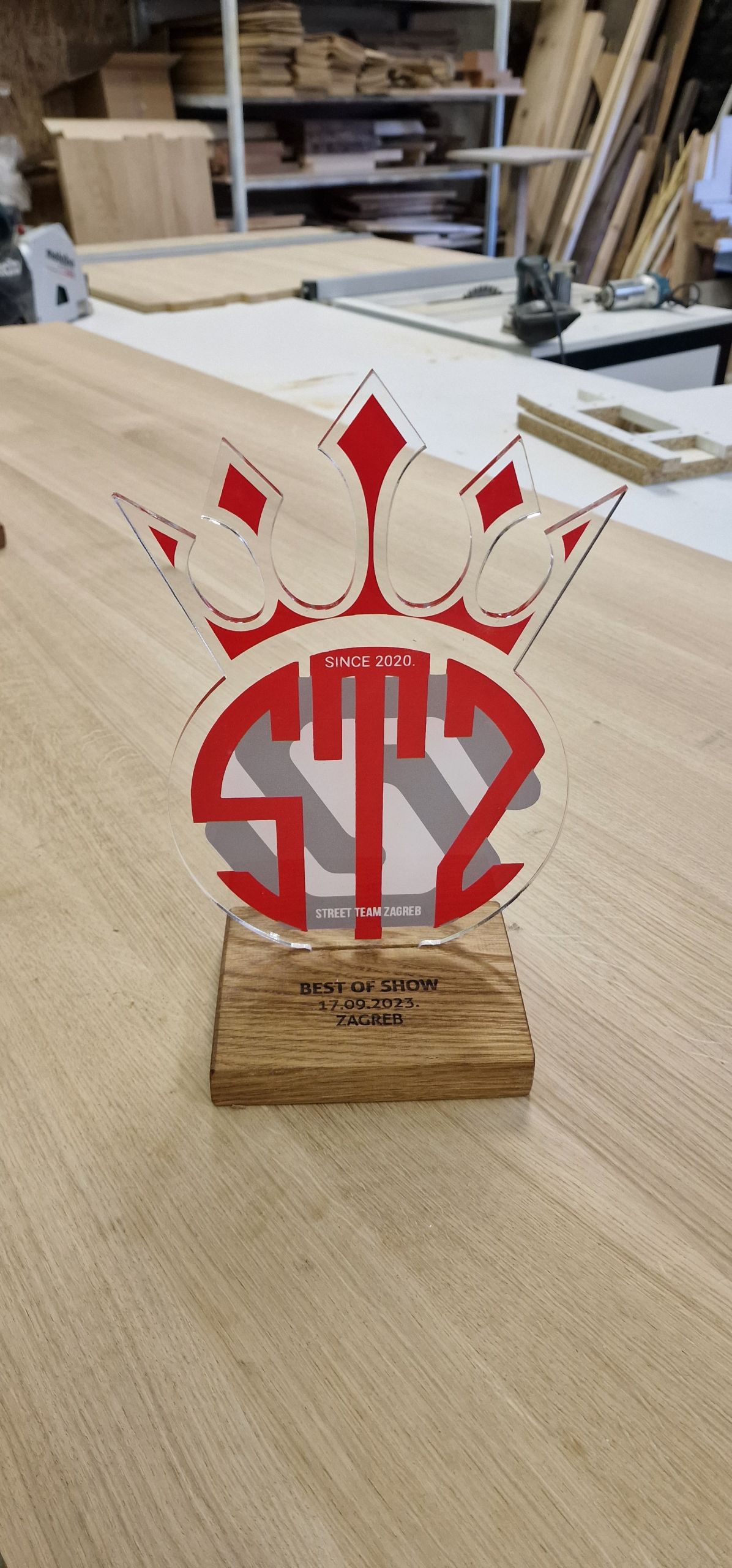 Street Team Zagreb Best of Show trofej