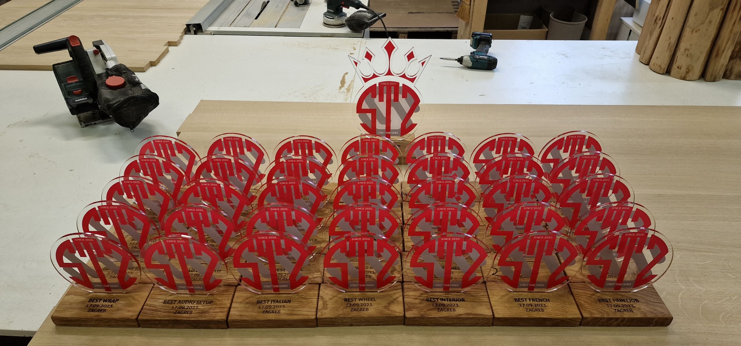 Street Team Zagreb trofeji u crvenoj izvedbi